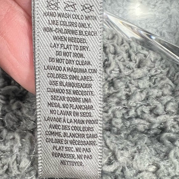 SKIMS L/XL Grey Cozy Long Sleeve Robe Cardigan with Pockets - Picture 7 of 7